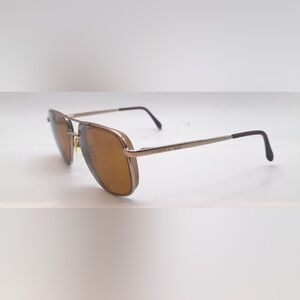Monsieur Dan Silver Bronze Pilot Sunglasses Frames Only